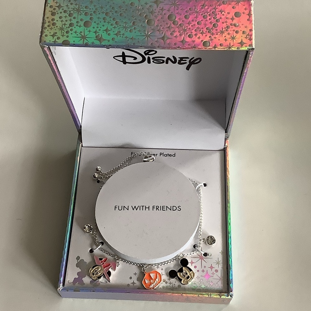 Disney Halloween Charm Bracelet Fun With Friends Adjustable New